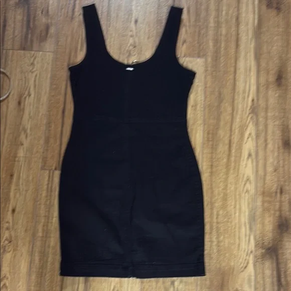 Guess Elegant Black denim Zipper Dress - Picture 5 of 5